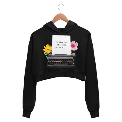 taylor swift live for the hope crop hoodie hooded sweatshirt upper winterwear music band buy online india the banyan tee tbt men women girls boys unisex black