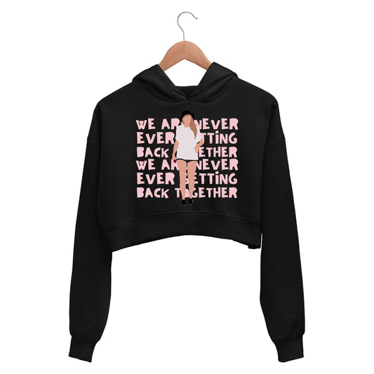 taylor swift getting back together crop hoodie hooded sweatshirt upper winterwear music band buy online india the banyan tee tbt men women girls boys unisex black