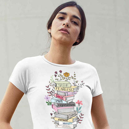 taylor swift tale of tunes crop top music band buy online united states of america usa the banyan tee tbt men women girls boys unisex xs