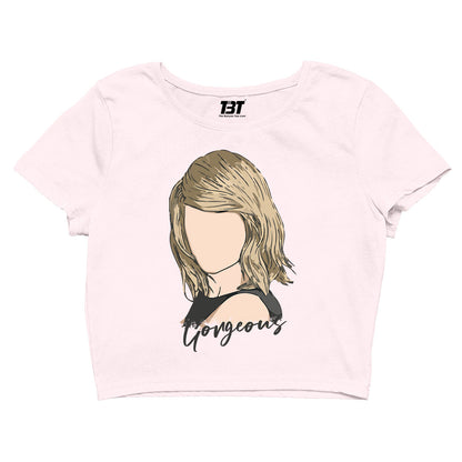 taylor swift gorgeous crop top music band buy online united states of america usa the banyan tee tbt men women girls boys unisex xs