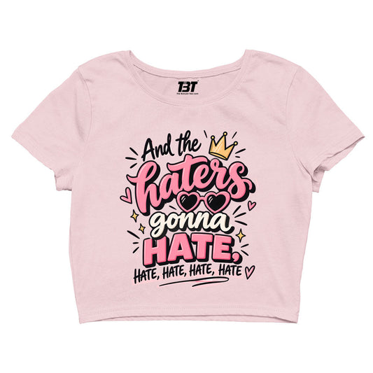 taylor swift haters gonna hate crop top music band buy online united states usa the banyan tee tbt men women girls boys unisex s 