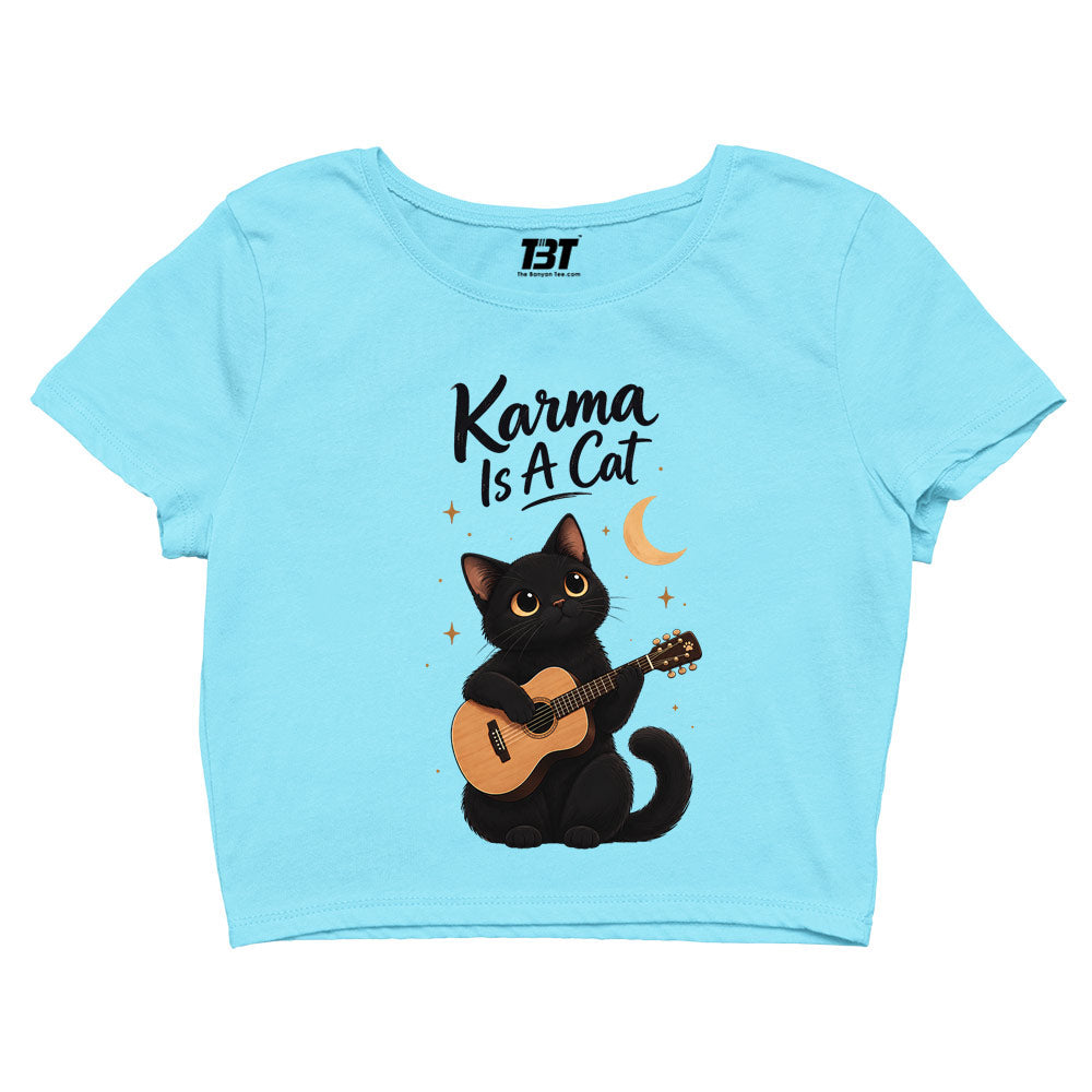 taylor swift karma cat crop top music band buy online united states usa the banyan tee tbt men women girls boys unisex s 