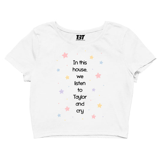 taylor swift in this house crop top music band buy online united states usa the banyan tee tbt men women girls boys unisex s 
