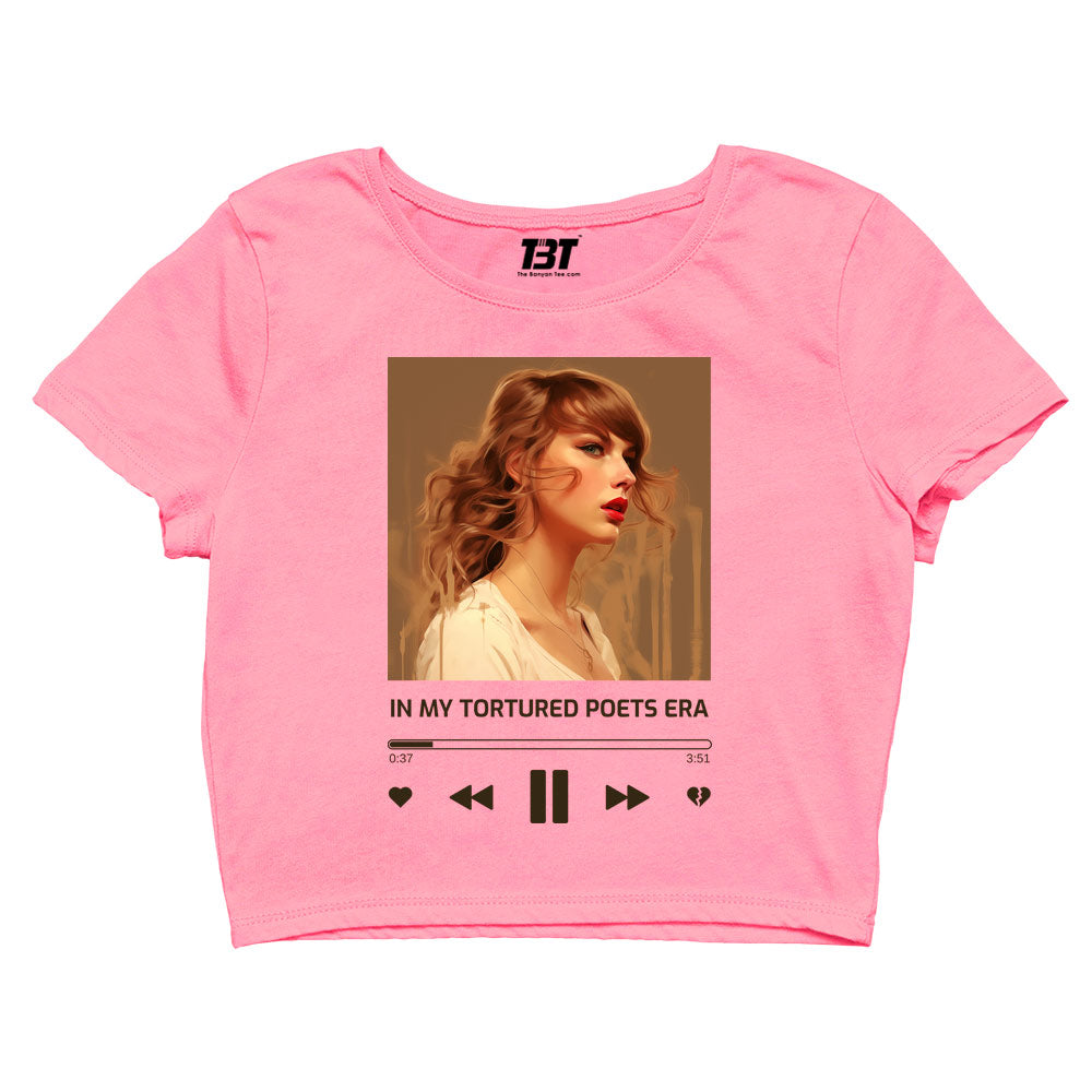 taylor swift tortured poets era crop top music band buy online united states of america usa the banyan tee tbt men women girls boys unisex lavender