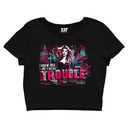 taylor swift you were trouble crop top music band buy online united states of america usa the banyan tee tbt men women girls boys unisex xs