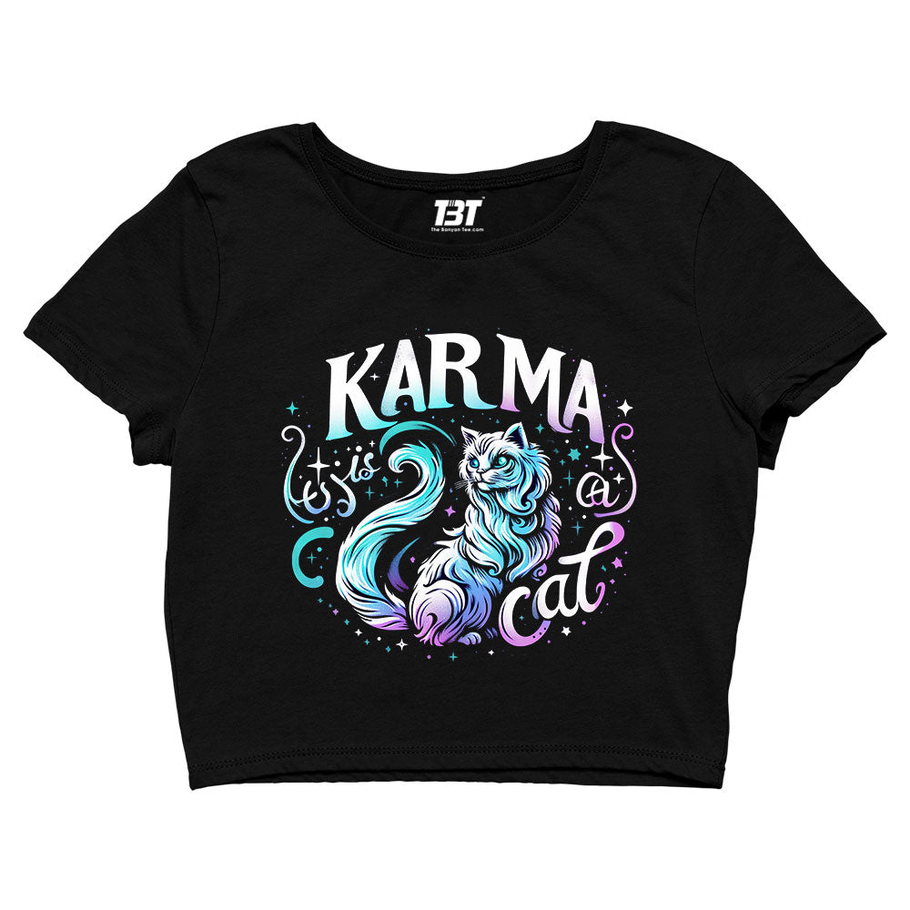 taylor swift karma cat crop top music band buy online united states of america usa the banyan tee tbt men women girls boys unisex xs