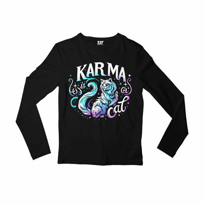 taylor swift karma cat full sleeves long sleeves music band buy online india the banyan tee tbt men women girls boys unisex black