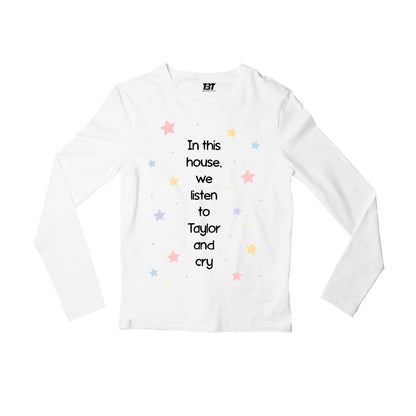 taylor swift in this house full sleeves long sleeves music band buy online united states usa the banyan tee tbt men women girls boys unisex white 