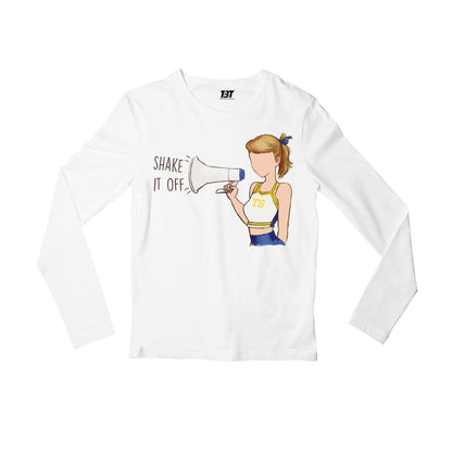 taylor swift shake it off full sleeves long sleeves music band buy online india the banyan tee tbt men women girls boys unisex white