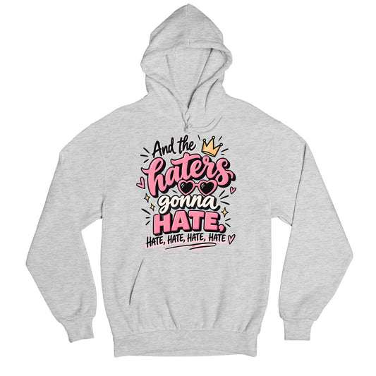 taylor swift haters gonna hate hoodie hooded sweatshirt winterwear music band buy online united states usa the banyan tee tbt men women girls boys unisex gray 