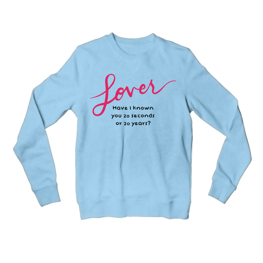 taylor swift lover sweatshirt upper winterwear music band buy online united states of america usa the banyan tee tbt men women girls boys unisex gray