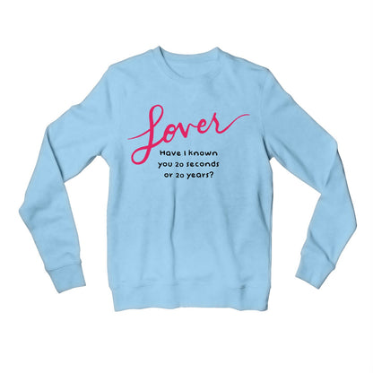 taylor swift lover sweatshirt upper winterwear music band buy online united states usa the banyan tee tbt men women girls boys unisex gray