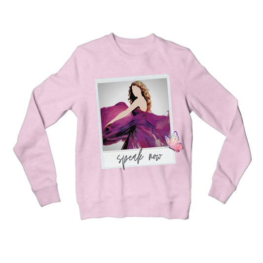 taylor swift speak now sweatshirt upper winterwear music band buy online united states of america usa the banyan tee tbt men women girls boys unisex baby pink