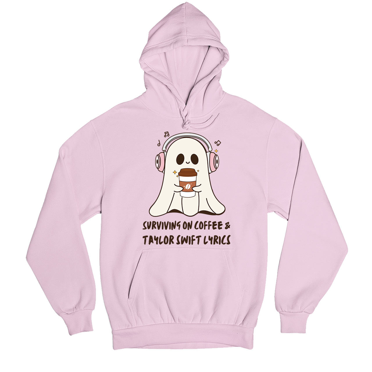 taylor swift coffee and tay's lyrics hoodie hooded sweatshirt winterwear music band buy online united states usa the banyan tee tbt men women girls boys unisex baby pink