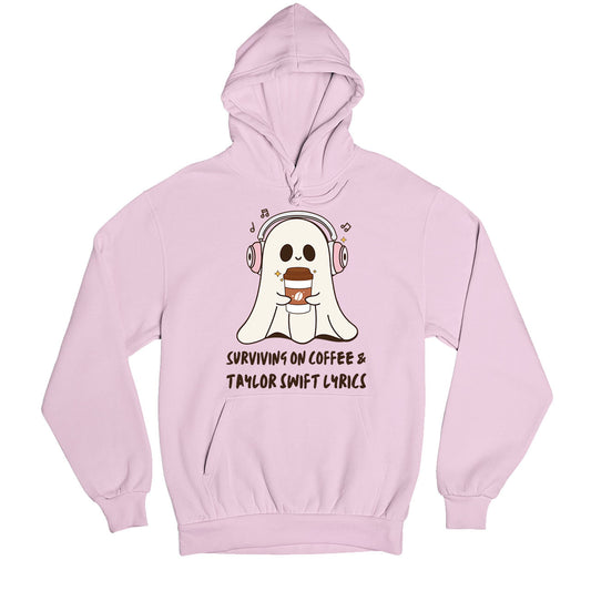 taylor swift coffee and tay's lyrics hoodie hooded sweatshirt winterwear music band buy online united states usa the banyan tee tbt men women girls boys unisex baby pink