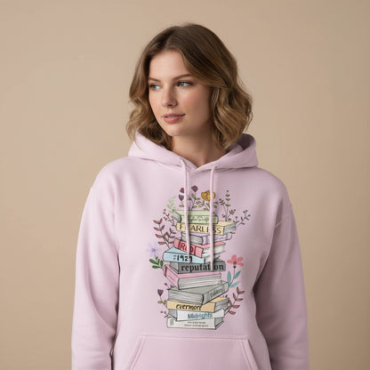 taylor swift the tale of tunes hoodie hooded sweatshirt winterwear music band buy online united states usa the banyan tee tbt men women girls boys unisex baby pink