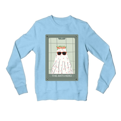 taylor swift the anti hero sweatshirt upper winterwear music band buy online united states usa the banyan tee tbt men women girls boys unisex gray