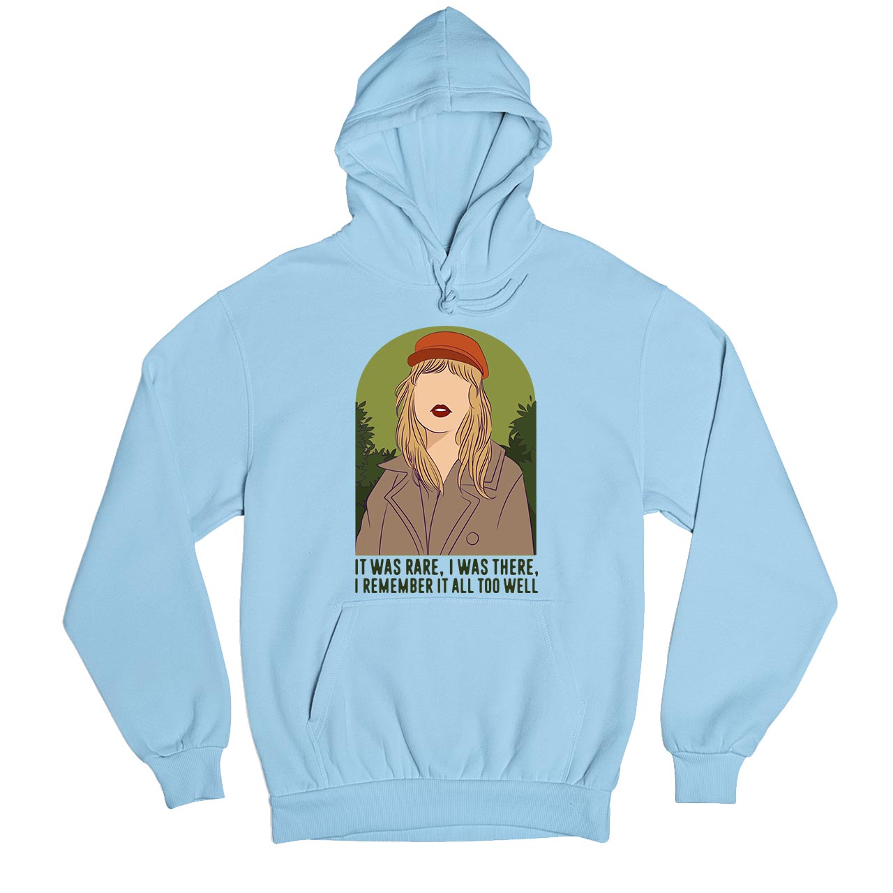 taylor swift remember it all too well hoodie hooded sweatshirt winterwear music band buy online united states usa the banyan tee tbt men women girls boys unisex baby blue