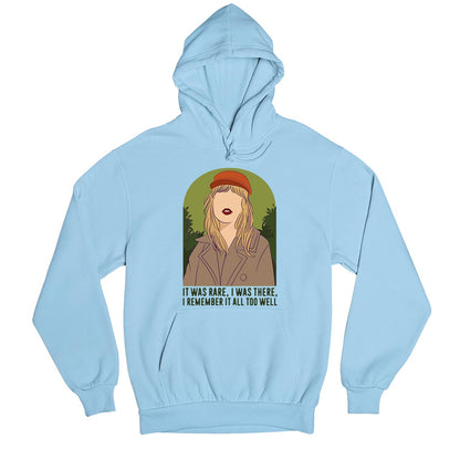 taylor swift remember it all too well hoodie hooded sweatshirt winterwear music band buy online united states usa the banyan tee tbt men women girls boys unisex baby blue