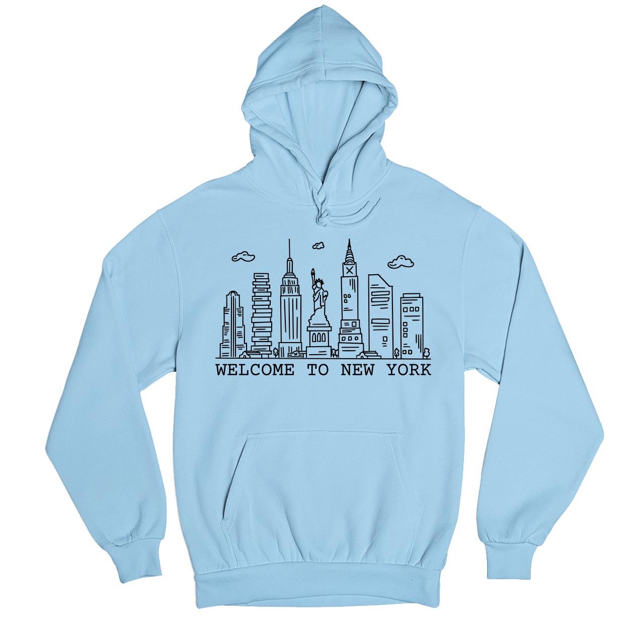 taylor swift welcome to new york hoodie hooded sweatshirt winterwear music band buy online united states usa the banyan tee tbt men women girls boys unisex baby blue