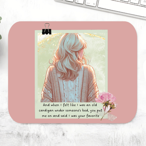 taylor swift old cardigan mousepad logitech large music band buy online united states of america usa the banyan tee tbt men women girls boys unisex