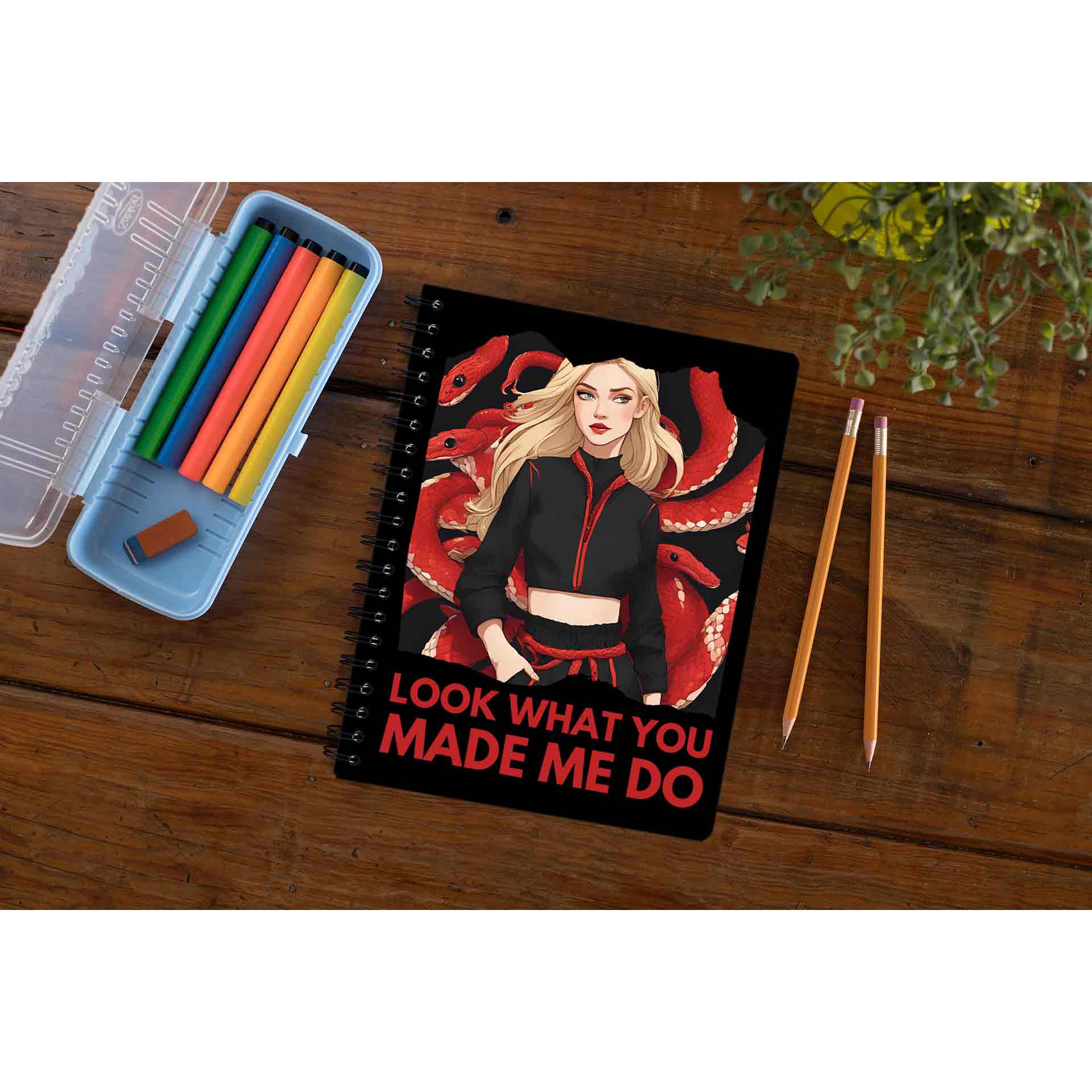 taylor swift look what you made me do notebook notepad diary buy online united states of america usa the banyan tee tbt unruled