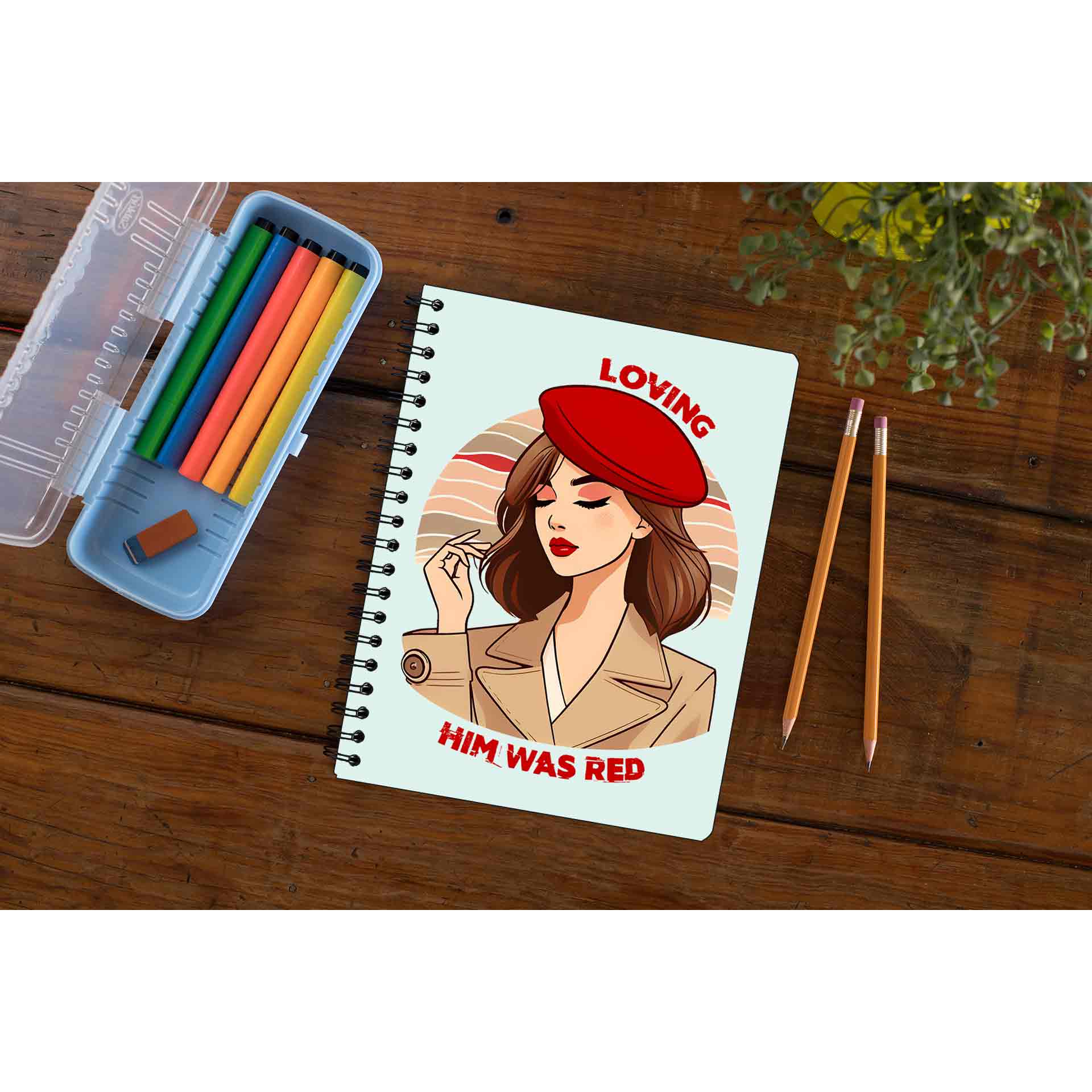 taylor swift loving him was red notebook notepad diary buy online united states of america usa the banyan tee tbt unruled