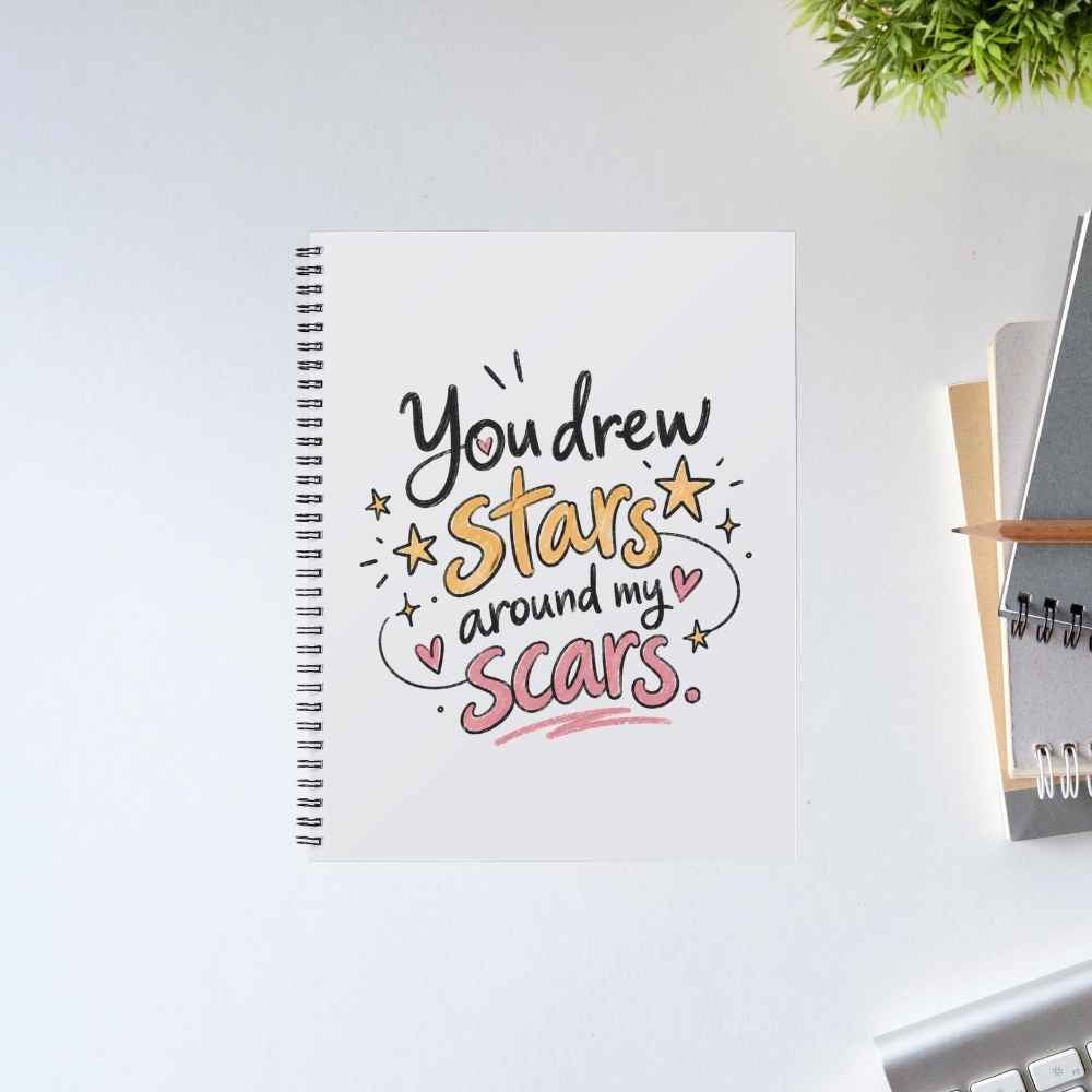 taylor swift you drew stars notebook notepad diary buy online united states usa the banyan tee tbt unruled 