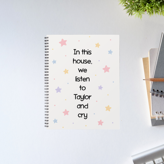 taylor swift in this house notebook notepad diary buy online united states usa the banyan tee tbt unruled 