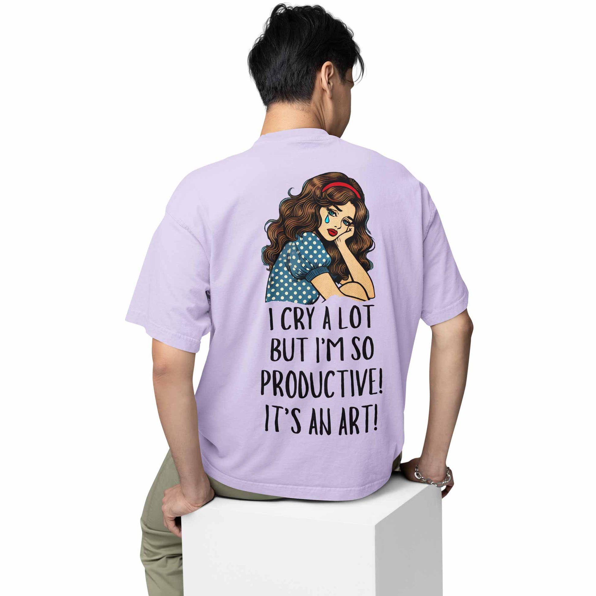 taylor swift oversized t shirt - I cry a lot but music t-shirt lavender buy online india the banyan tee tbt men women girls boys unisex