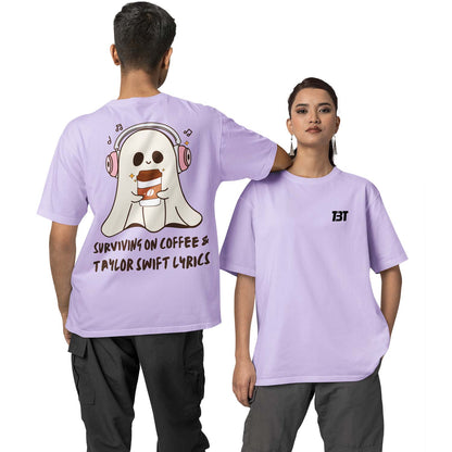taylor swift oversized t shirt -coffee and tay's lyrics music t-shirt lavender buy online india the banyan tee tbt men women girls boys unisex