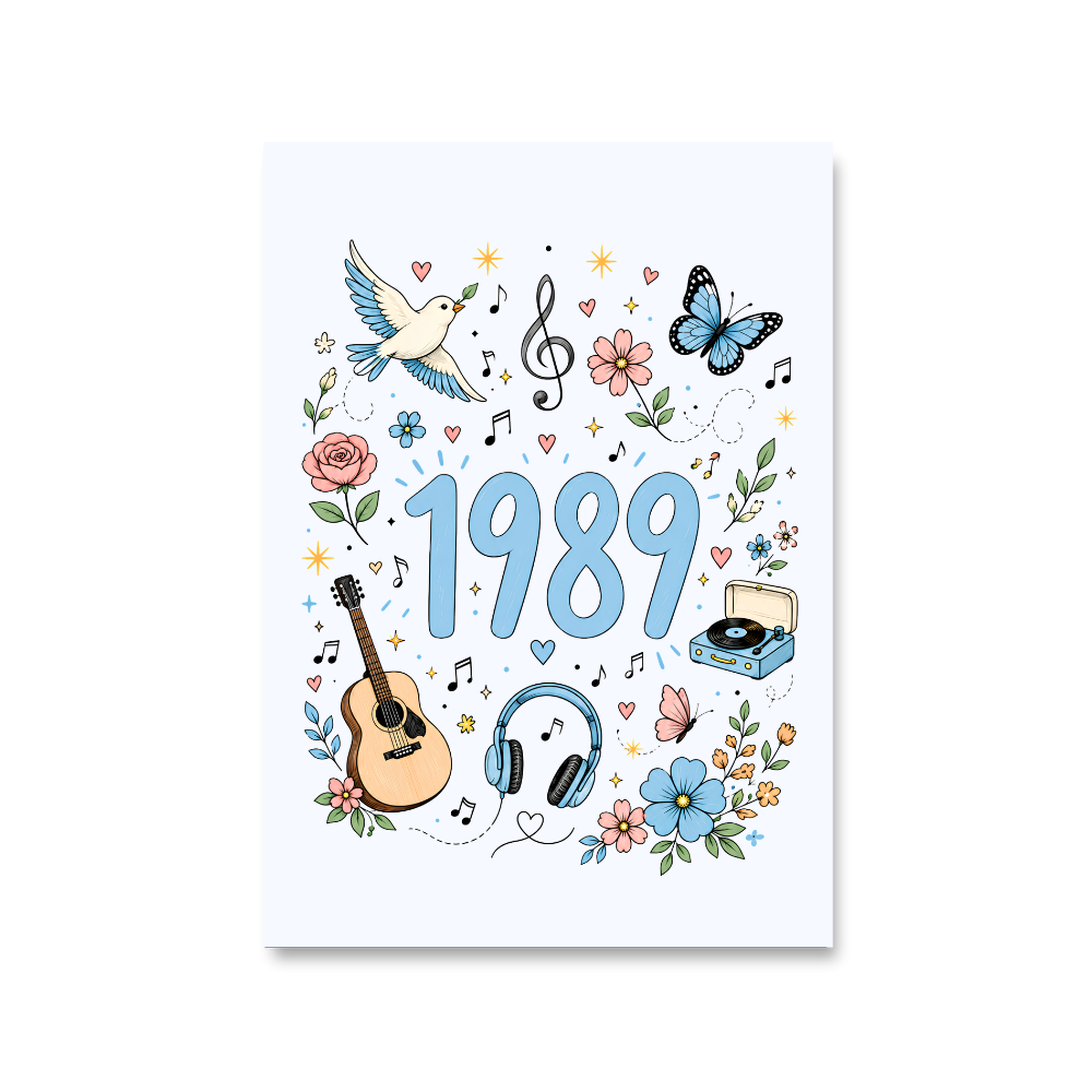taylor swift 1989 poster wall art buy online united states usa the banyan tee tbt 8 x 10 