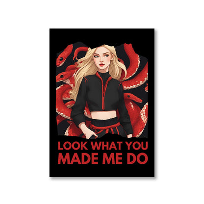 taylor swift look what you made me do poster wall art buy online united states of america usa the banyan tee tbt a4