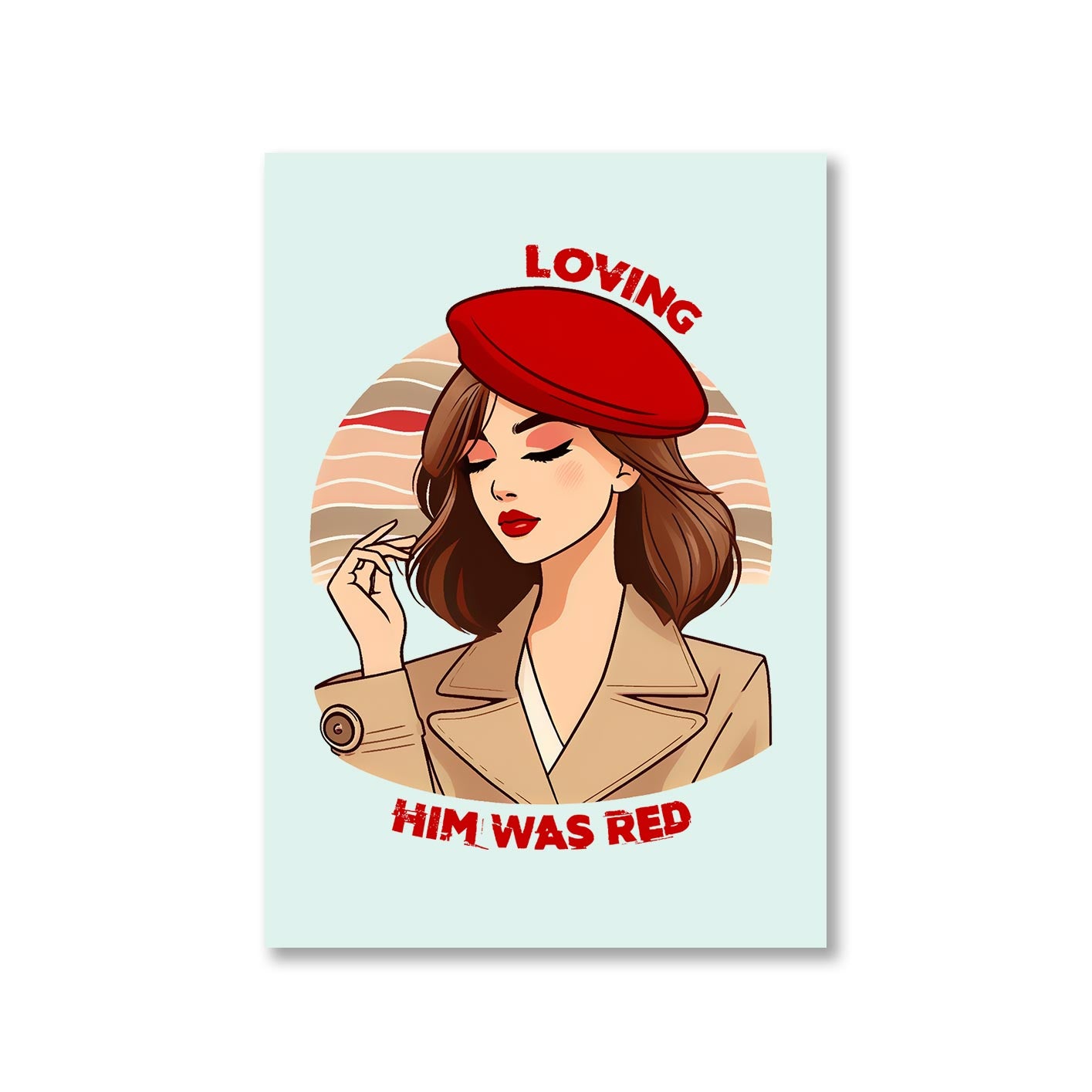 taylor swift loving him was red poster wall art buy online united states of america usa the banyan tee tbt a4