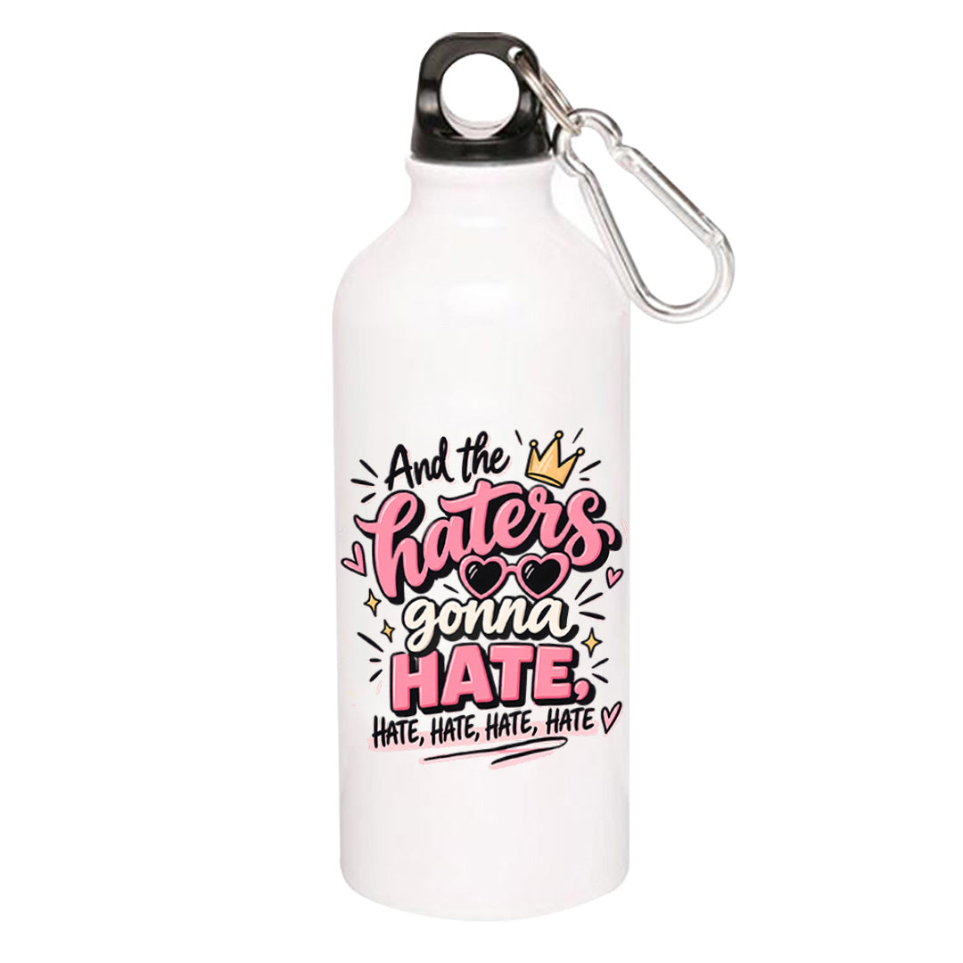 taylor swift haters gonna hate sipper steel water bottle flask gym shaker music band buy online india the banyan tee tbt men women girls boys unisex  
