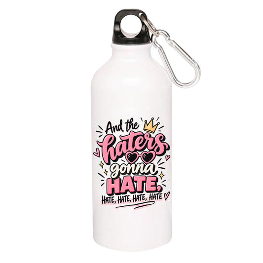 taylor swift haters gonna hate sipper steel water bottle flask gym shaker music band buy online india the banyan tee tbt men women girls boys unisex  