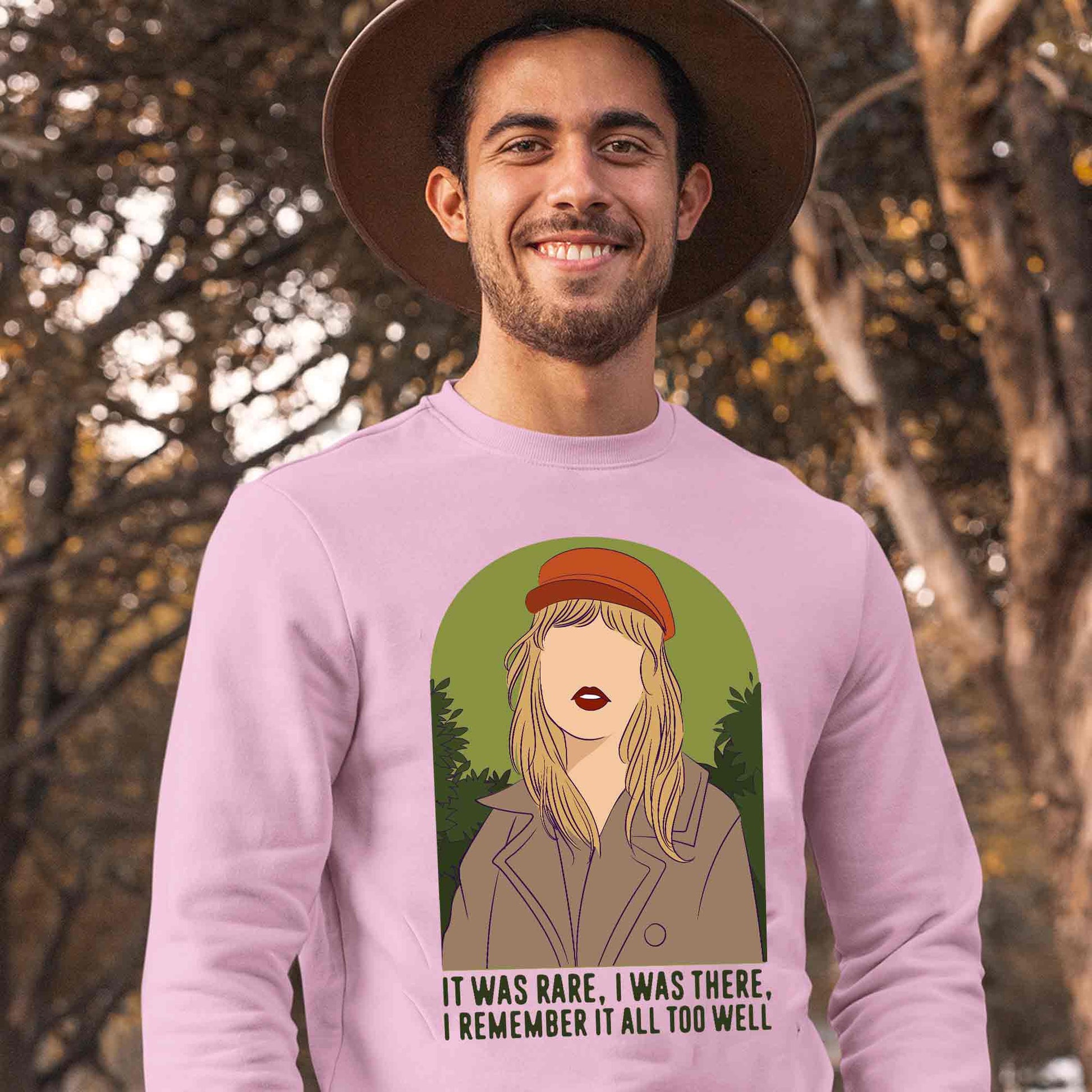 taylor swift remember it all too well sweatshirt upper winterwear music band buy online united states usa the banyan tee tbt men women girls boys unisex baby pink