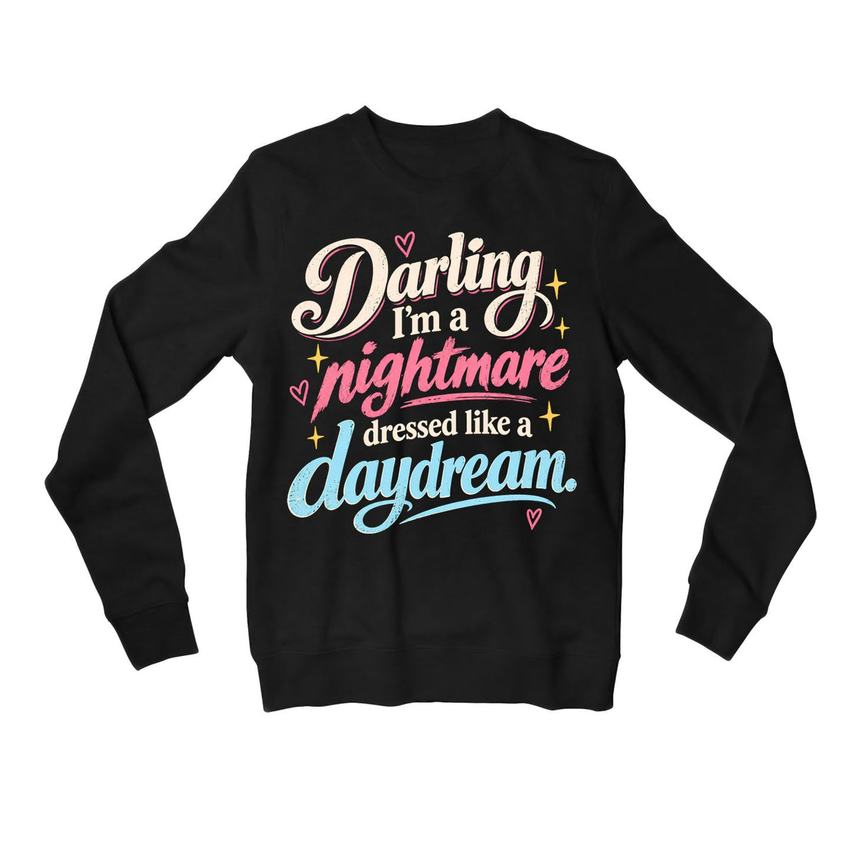 taylor swift dressed like a daydream sweatshirt upper winterwear music band buy online united states usa the banyan tee tbt men women girls boys unisex black 