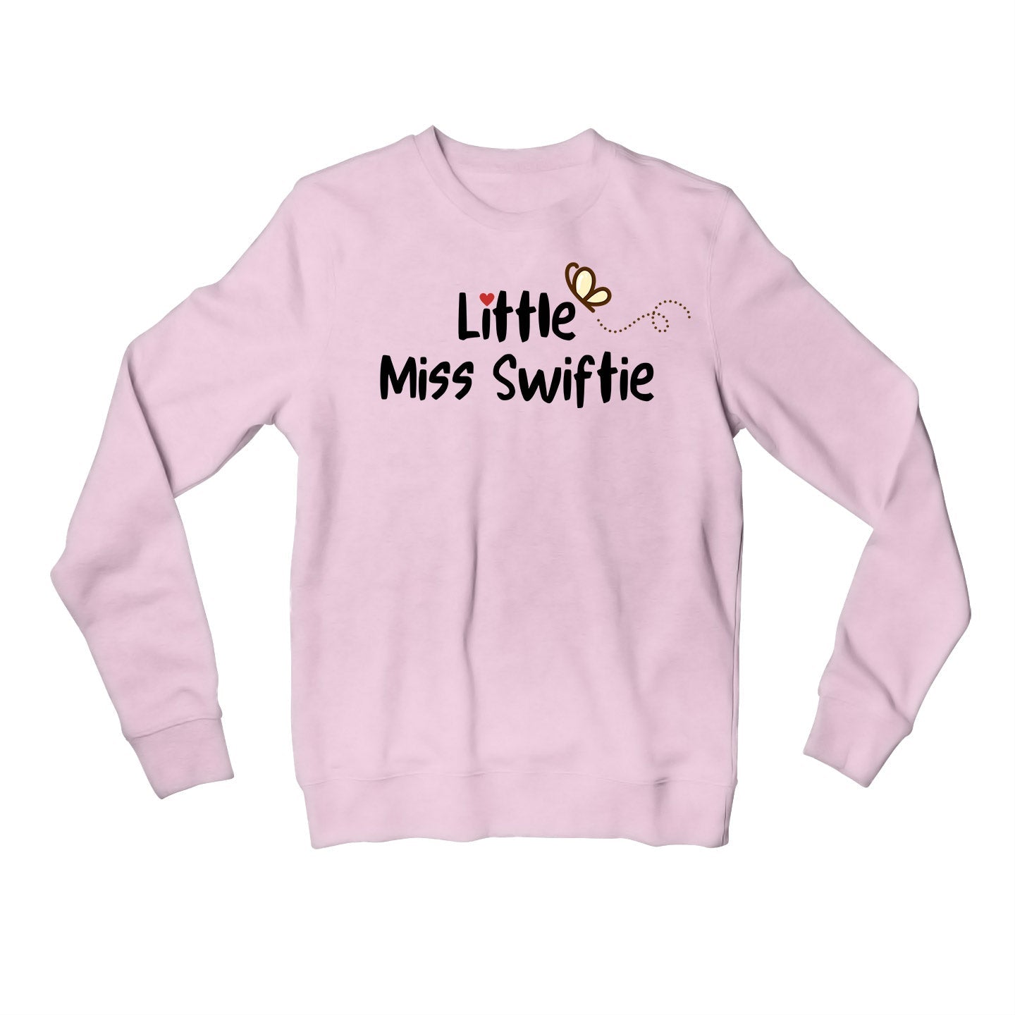 taylor swift little miss swiftie sweatshirt upper winterwear music band buy online united states usa the banyan tee tbt men women girls boys unisex baby pink