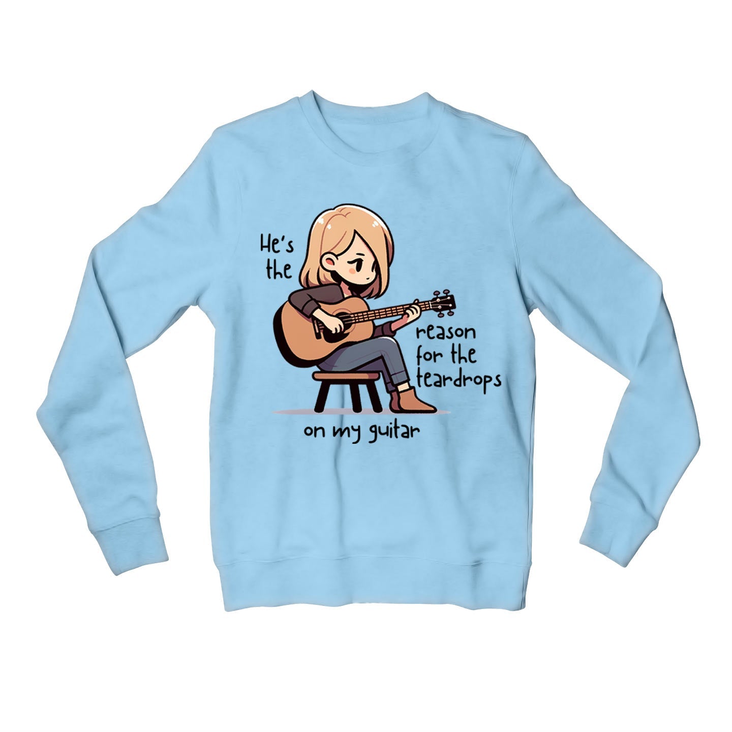 taylor swift not a lot going on sweatshirt upper winterwear music band buy online united states usa the banyan tee tbt men women girls boys unisex baby blue