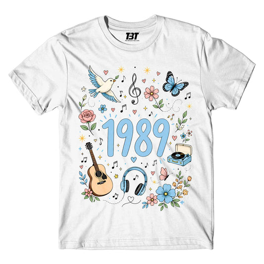 taylor swift 1989 t-shirt music band buy online united states usa the banyan tee tbt men women girls boys unisex white 