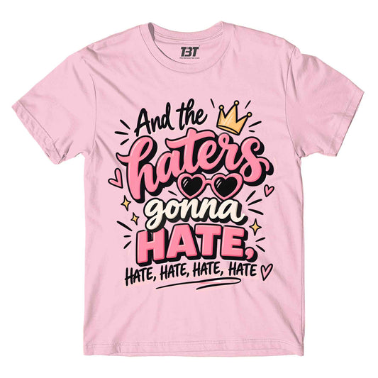 taylor swift haters gonna hate t-shirt music band buy online united states usa the banyan tee tbt men women girls boys unisex baby pink 