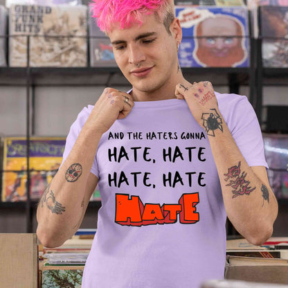 taylor swift haters gonna hate t-shirt music band buy online united states of america usa the banyan tee tbt men women girls boys unisex lavender