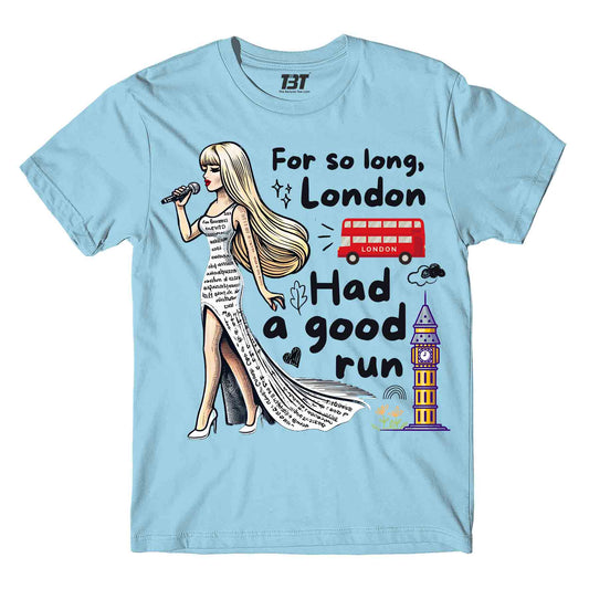 taylor swift so long london t-shirt music band buy online united states of america usa the banyan tee tbt men women girls boys unisex ocean blue