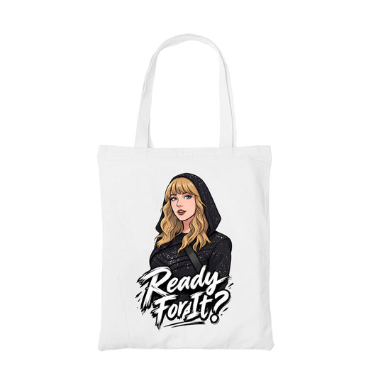 taylor swift ready for it tote bag cotton printed music band buy online united states usa the banyan tee tbt men women girls boys unisex  