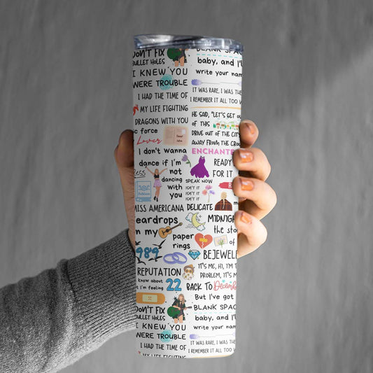 Taylor Swift Tumbler Bottle The Banyan Tee