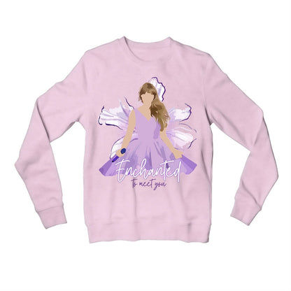 taylor swift enchanted sweatshirt upper winterwear music band buy online united states of america usa the banyan tee tbt men women girls boys unisex baby pink