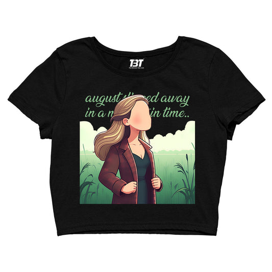 taylor swift august crop top music band buy online united states of america usa the banyan tee tbt men women girls boys unisex s