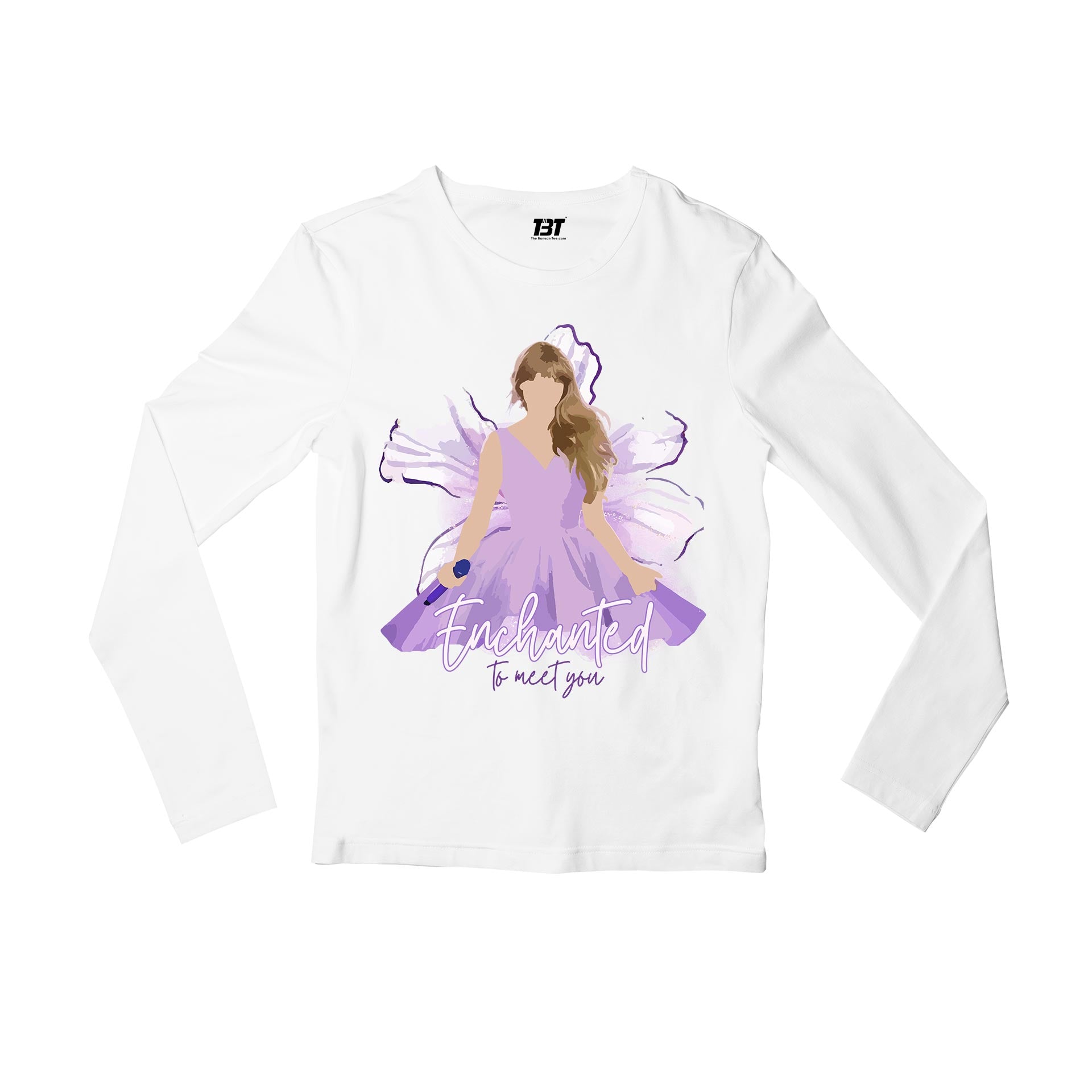 taylor swift enchanted full sleeves long sleeves music band buy online india the banyan tee tbt men women girls boys unisex white