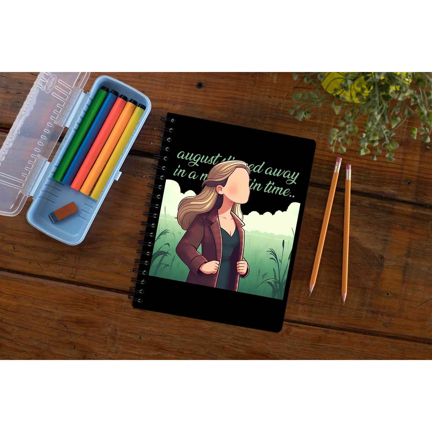 taylor swift august notebook notepad diary buy online united states of america usa the banyan tee tbt unruled 